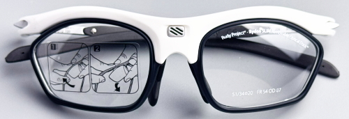 rudyproject ライドンスリム/ホワイトグロス(オプティカルドッグ)